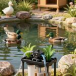 A Backyard Duck Coop Setup with Filter That Makes Water Easier to Manage