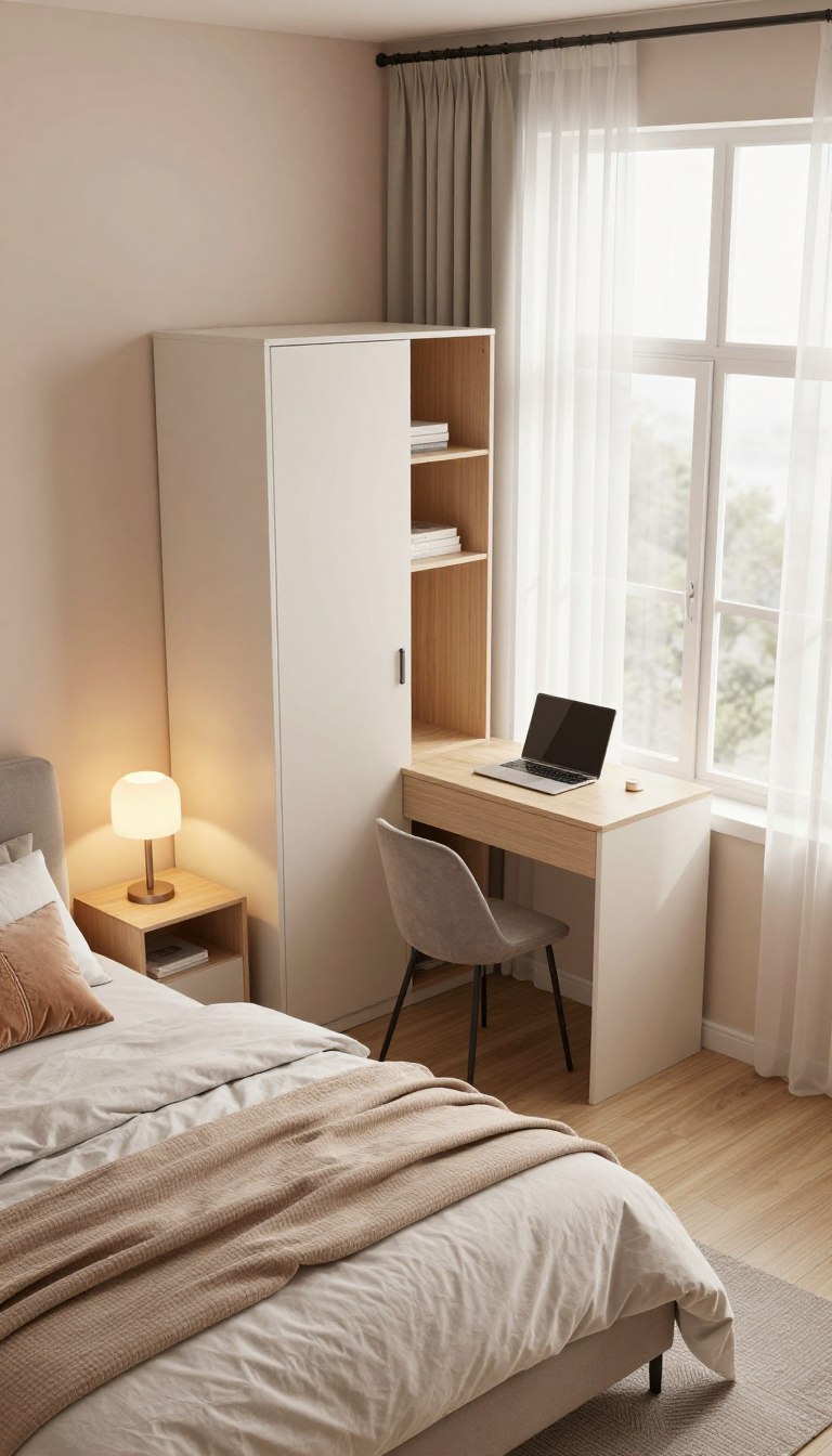 bedroom furniture layout