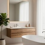 Minimalist Bathroom With the Perfect Touch of Green Ideas
